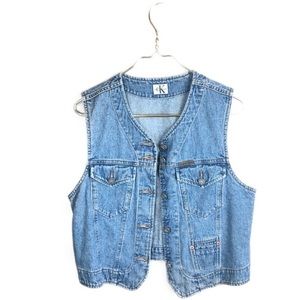 Vintage Calvin Klein Jeans • Denim Vest.